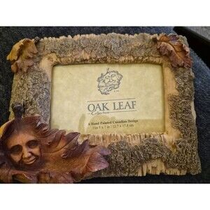 New Vintage Oak Leaf Collection Photo Frame By Innovation Hand Painted Canadian